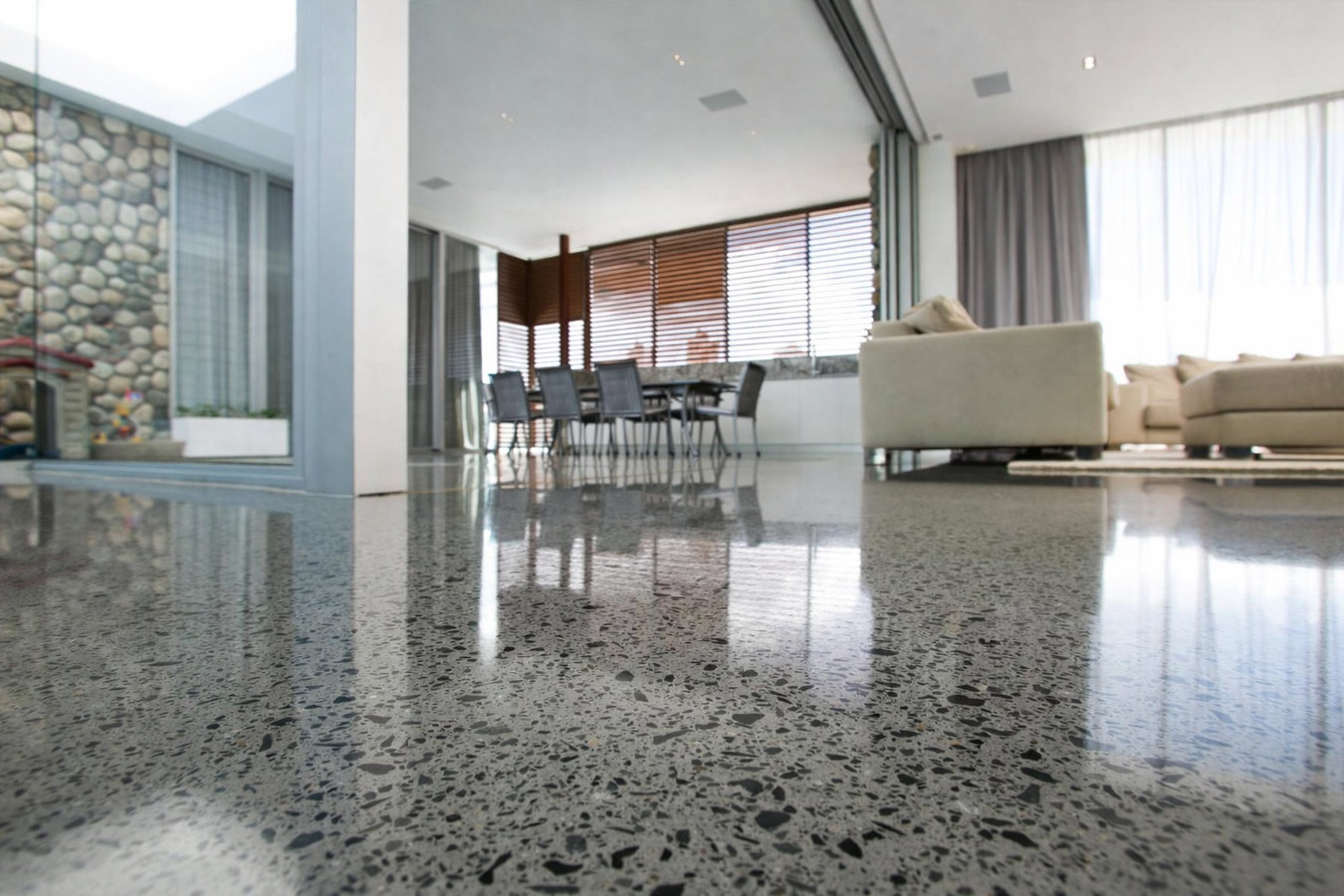 Concrete floor installation in La Mesa, CA