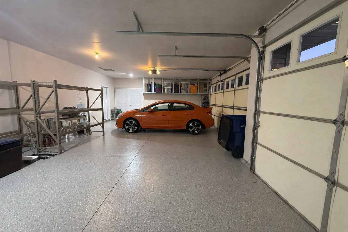 Garage floor concrete in La Mesa, CA