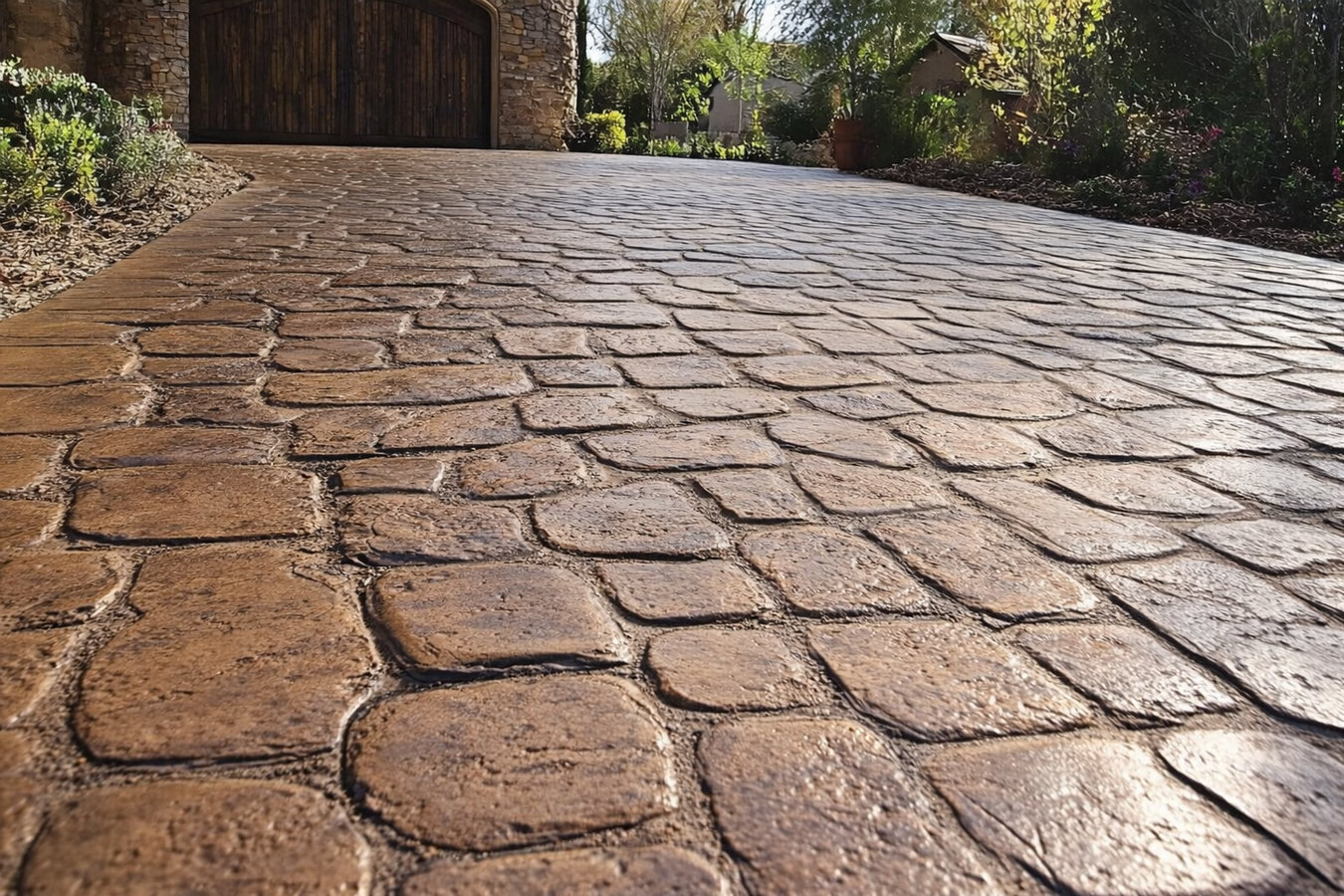 Stamped concrete services in La Mesa, CA